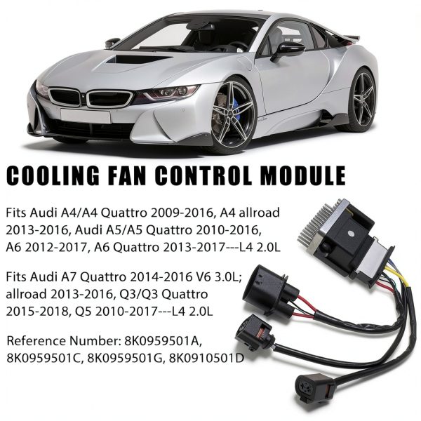 Audi Engine Cooling Fan Control Module ZOOKOTO-4