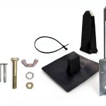 Super Anchor Safety 2830 2x4 Arrest Anchor Kit Stainless Steel 14ga-0