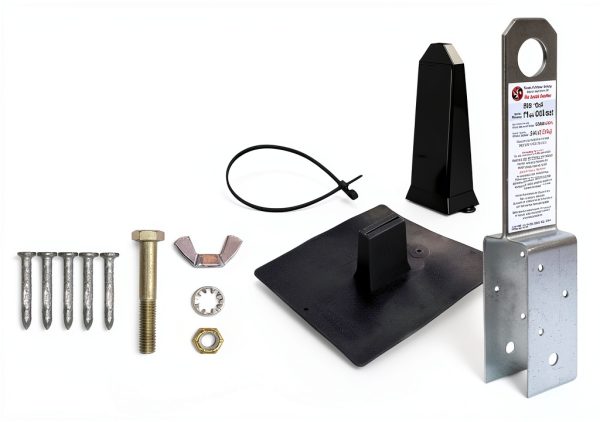 Super Anchor Safety 2830 2x4 Arrest Anchor Kit Stainless Steel 14ga-0