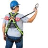 Miller Honeywell Ademco Miller Twin Turbo 6-Foot Fall Protection System with G2 Connector and Aluminum Locking Rebar Hooks (MFLC-12-Z7/6FT)-1