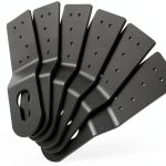 Roof Safety Anchor 6 Pack Hitch Clip by DIYIIRON Heavy‑Duty Black-0