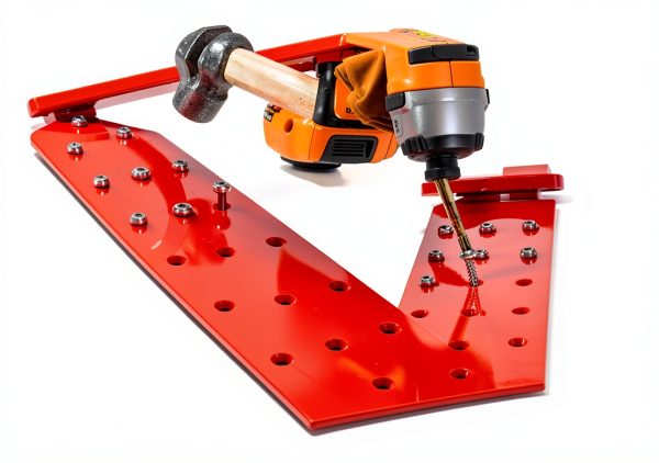 Roof Anchor 2 Pack Reusable D‑Ring Bracket by WOPPLXY Red 14‑inch-4