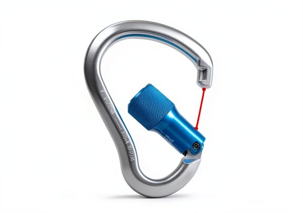 Aluminum Carabiner WestFall Pro 7435 4.6 inch D-Shape Auto Twist Lock-2