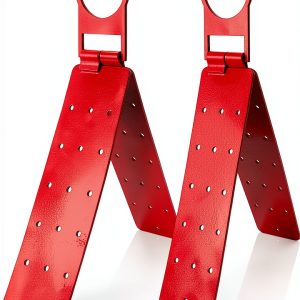 Roof Anchor 2 Pack Reusable D‑Ring Bracket by WOPPLXY Red 14‑inch-0