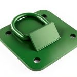 D Ring Anchor Plate by MooxHAI Reusable Steel D-Ring 5,000lb Capacity-0