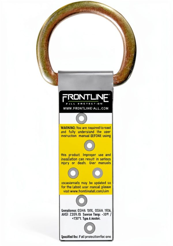 Frontline Roof Anchor ROSU01SS Stainless Steel 5,000 lb Clip-1