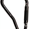 25kN Large Aluminum Auto Locking Ladder Hook SEPEAK Black D‑Shape Clip-0