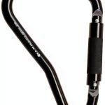 25kN Large Aluminum Auto Locking Ladder Hook SEPEAK Black D‑Shape Clip-0
