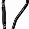 25kN Large Aluminum Auto Locking Ladder Hook SEPEAK Black D‑Shape Clip-7