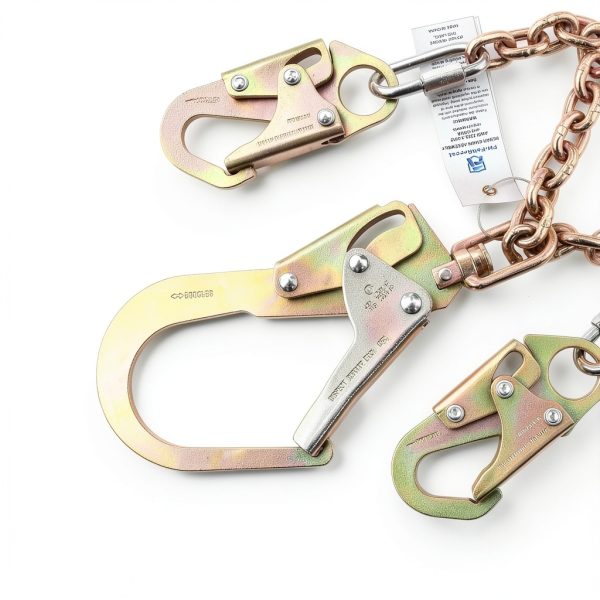 Rebar Positioning Chain Assembly FHFallArrest Swivel SelfLocking Hooks-3