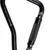 25kN Large Aluminum Auto Locking Ladder Hook SEPEAK Black D‑Shape Clip-2